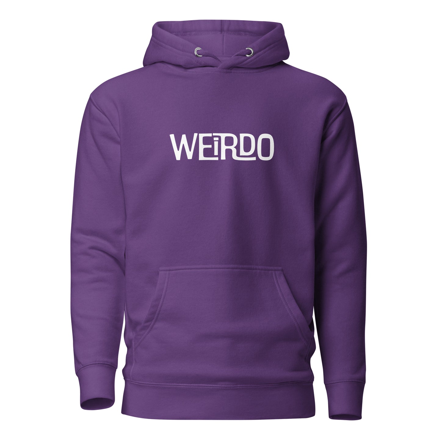 "WEIRDO" Purple Hoodie