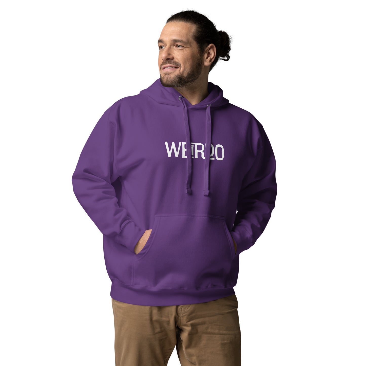 "WEIRDO" Purple Hoodie