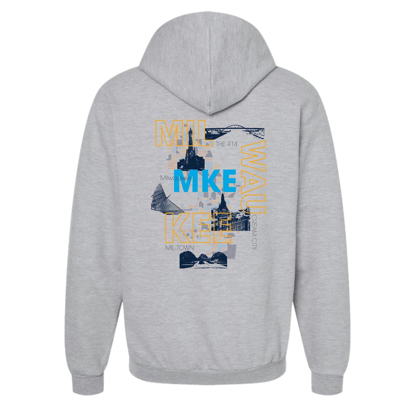 MILWAUKEE "THE CITY" Edition Full Zip Up Hoodie