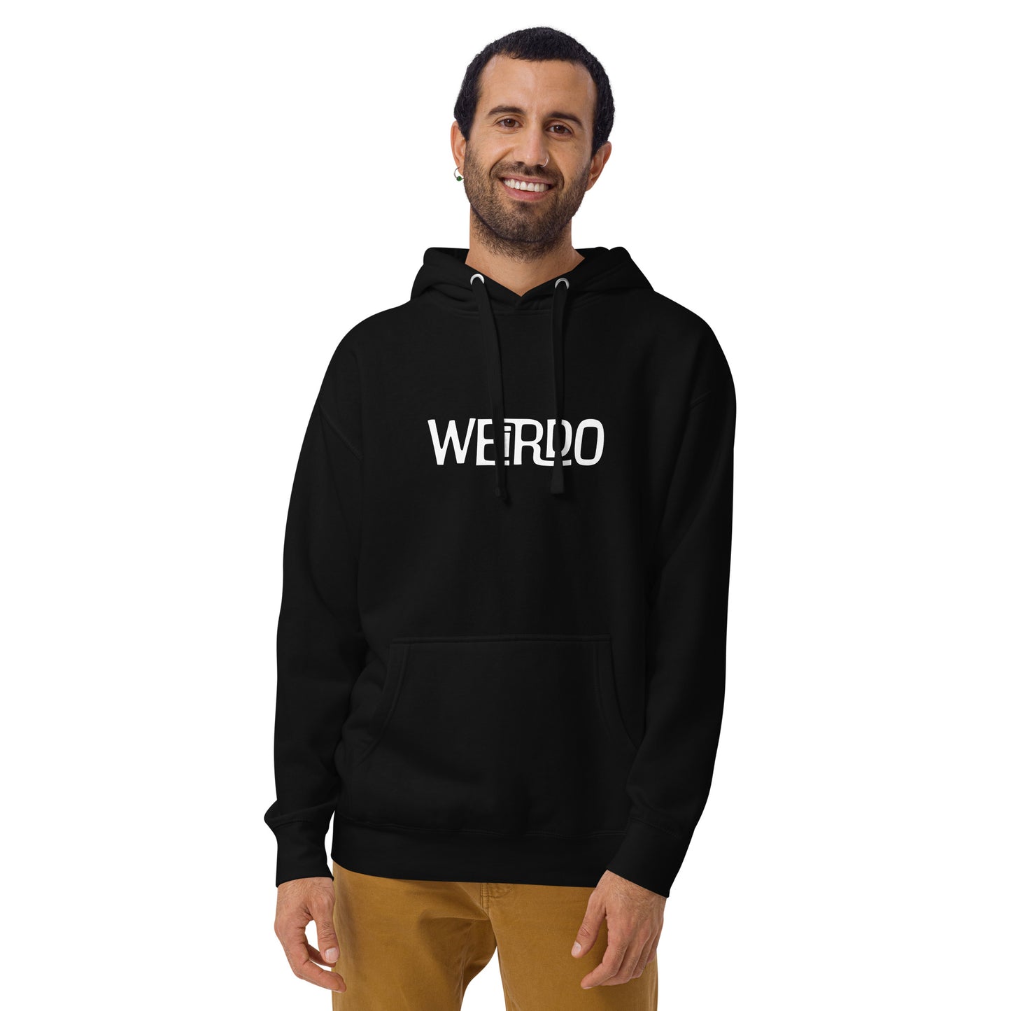 "WEIRDO" Black Hoodie